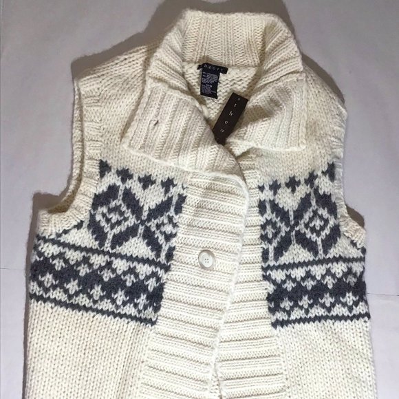 NWT Theory Knit Sweater Vest Size M